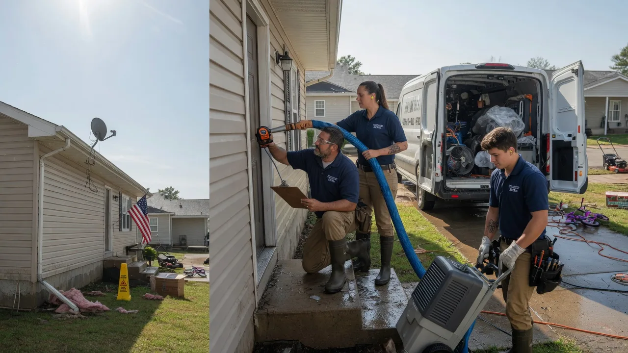 Ceiling Water Damage Restoration in Valley City, ND near me